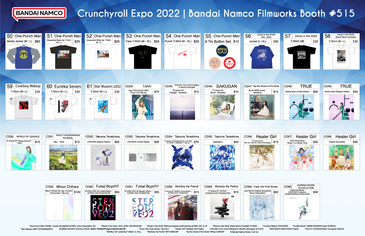 Bandai Namco Filmworks English California Usa Official Love Live Series Merchandise Will Be Available At Bandai Namco Filmworks Booth 515 During Crunchyrollexpo For More Info Please Visit T Co Ik0kiv9q0k Crx22