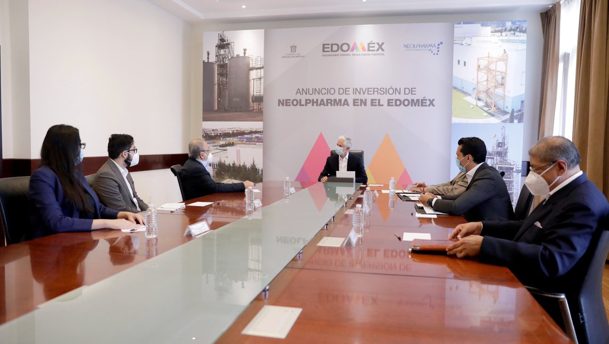 alfredodelmazo's tweet photo. Neolpharma, un grupo farmacéutico 100% mexicano, nos compartió hoy su plan de crecimiento en el #Edoméx, en el cual invertirán aproximadamente 123 millones de dólares. https://t.co/oZDpXBANYZ