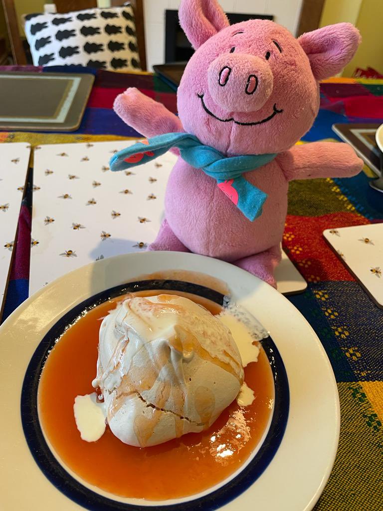 I made homemade meringue with plum sauce from the plum tree in the garden :). #stuffiebakeoff <a href="/kennykoalabear/">Kenny koala</a>
