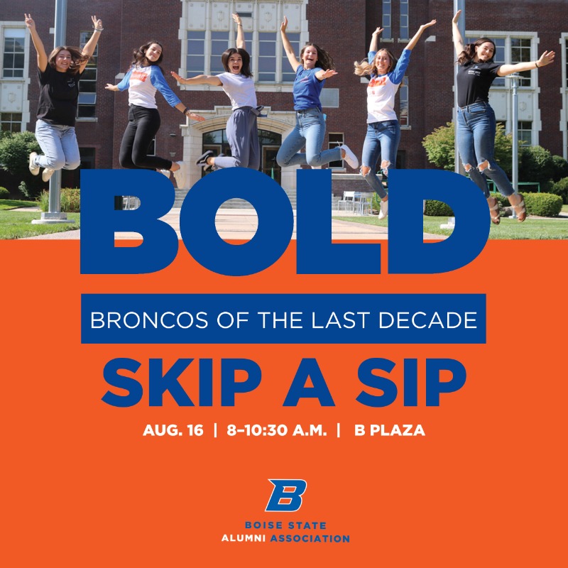 Are you a #BoiseStateBOLD graduate AND a <a href="/BoiseState/">Boise State University</a> employee? If so, stop by the B Plaza on Aug. 16 from 8-10:30 a.m. for free @Pushandpour #coffee — in a cool new mug from the  #BoiseStateAlumni Association. 

boisestate.edu/alumni/event/s…

<a href="/boisestateHR/">Boise State Human Resources</a> #BoiseStateGrad #BoiseState