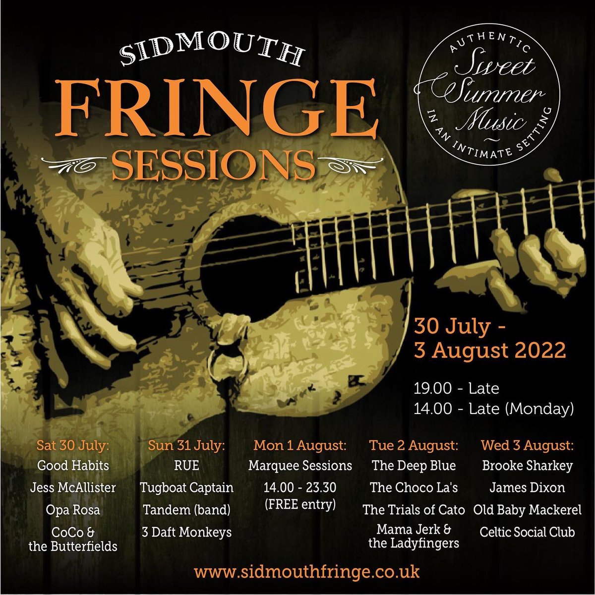 And The Deep Blue train rolls on, next stop <a href="/SidmouthFringe/">Sidmouth Fringe</a> tomorrow evening in lovely Devon! Choo choo 🚂