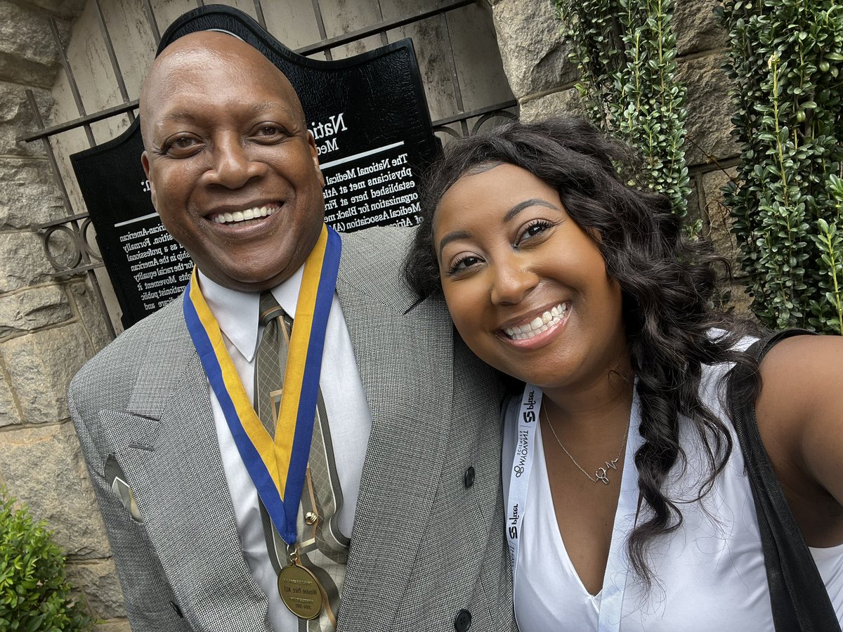 I’m so proud that my first #NMA2022 conference was to watch my mentor, Dr. Winston Price, preside over the NMA Historical Marker meeting today in Atlanta, GA! #NMA2022ATL was nothing short of amazing for me to (re)connect & see so many Black physicians in places of service!