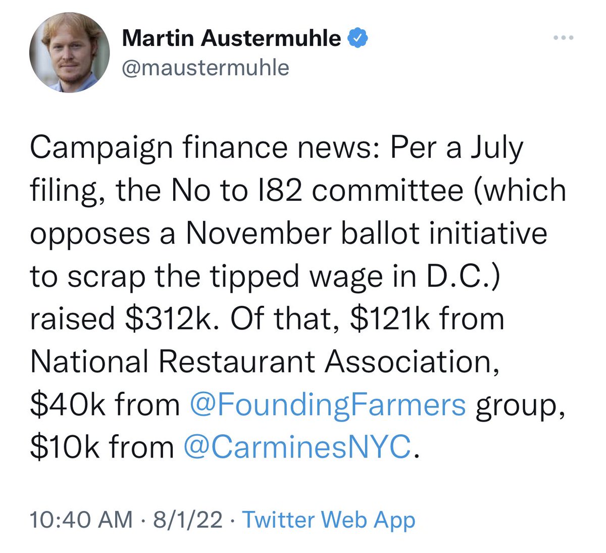 AlexCTaliadoros's tweet photo. restaurants that commit wage theft and deny their workers paid sick leave don’t deserve to have any say on our labor laws https://t.co/3TfTXPu2tZ