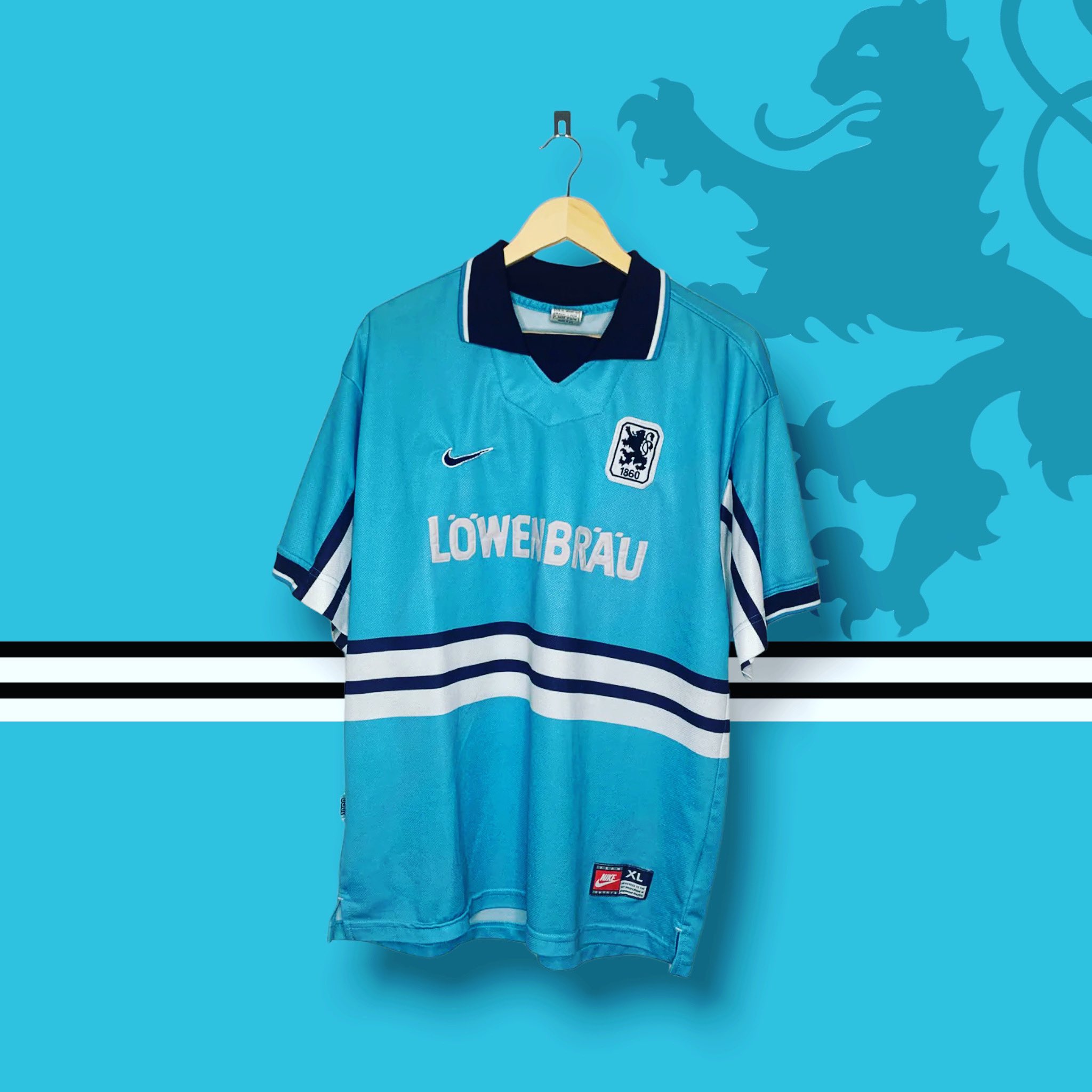 1860 Munich Official Shirt, 1997/98 - CharityStars