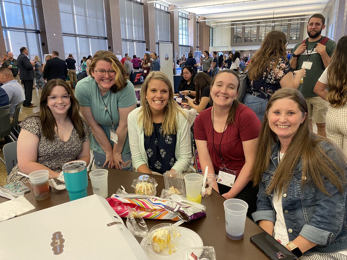 Thank you <a href="/dentonisd/">Denton ISD</a> for so warmly welcoming our new Denton ISD teachers! Here are just a few of our newest <a href="/EversParkElem/">EversParkElementary</a> Eagles celebrating a great start to the school year!
