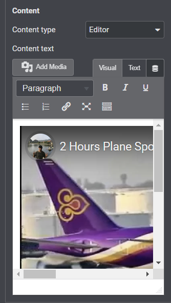 jOtCreative's tweet photo. @themesflat Hey there! Using your tabs module for Elementor, and I'm putting in a YouTube link. The auto-embed works in the editor, but doesn't work in the preview or on the published tab on the front-end. Any ideas? https://t.co/G0LxqC6on0