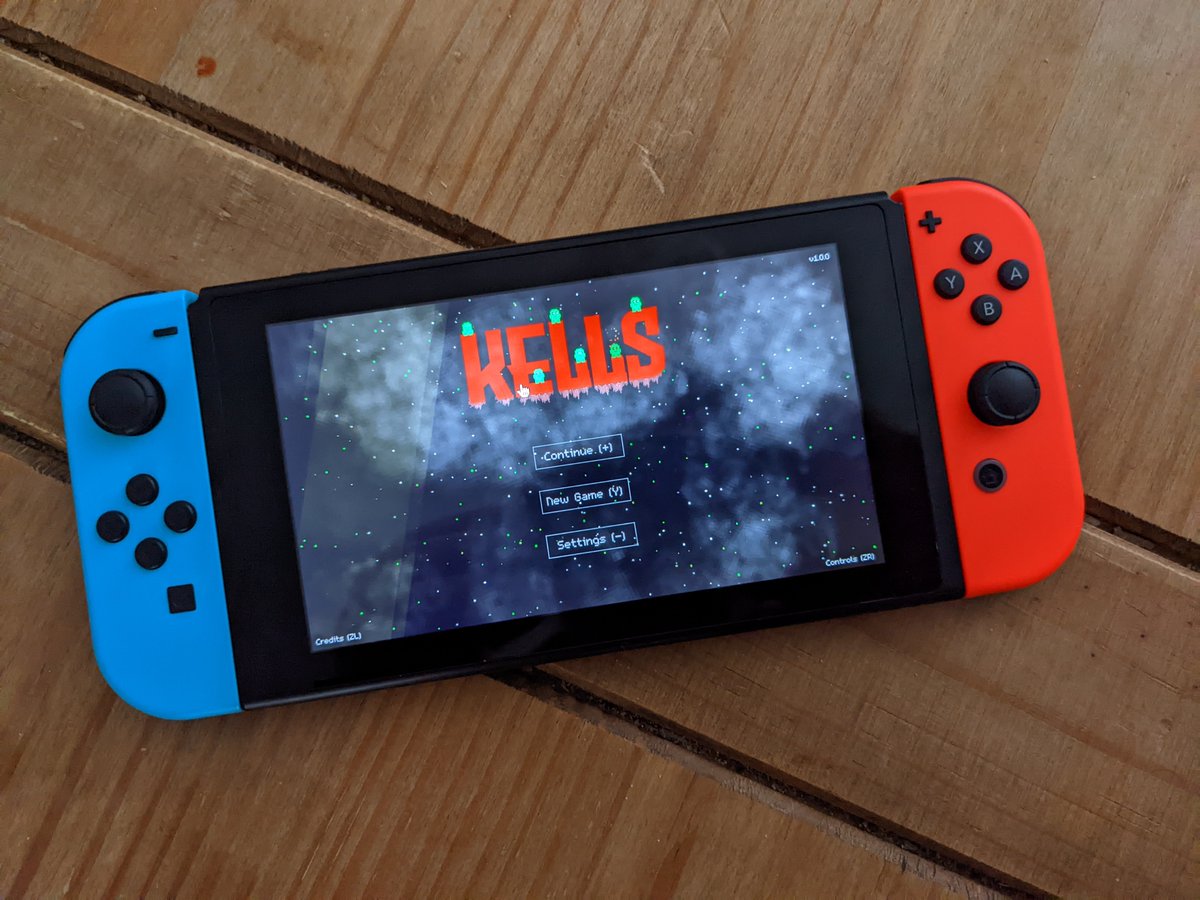 I can't believe it - my fun little throwaway side project called KELLS that I started working on back in 2020 to keep me and my son entertained during the pandemic is now available for Nintendo Switch. Bit of a boyhood dream come true for me this! 😀🤯