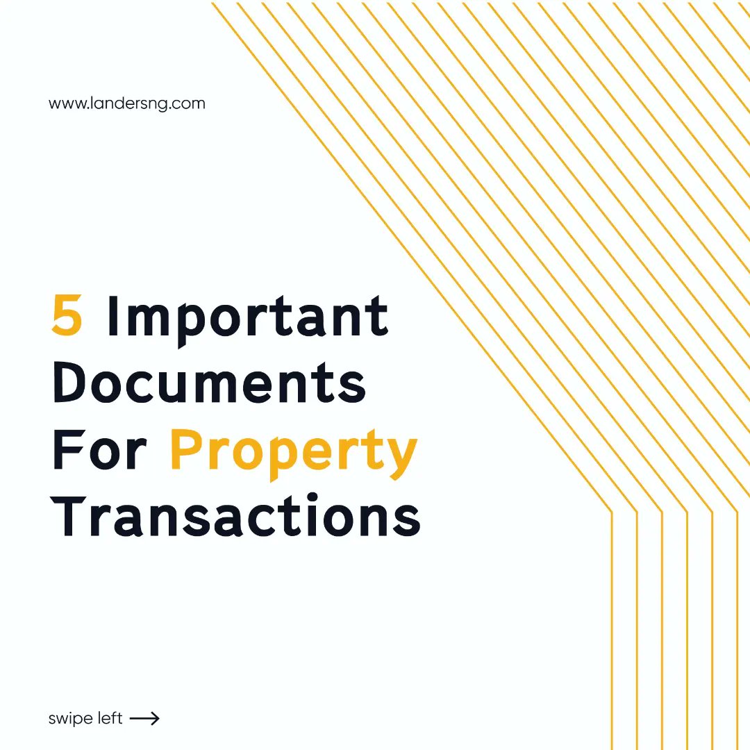 Landers Properties on Twitter "5 Important documents for property