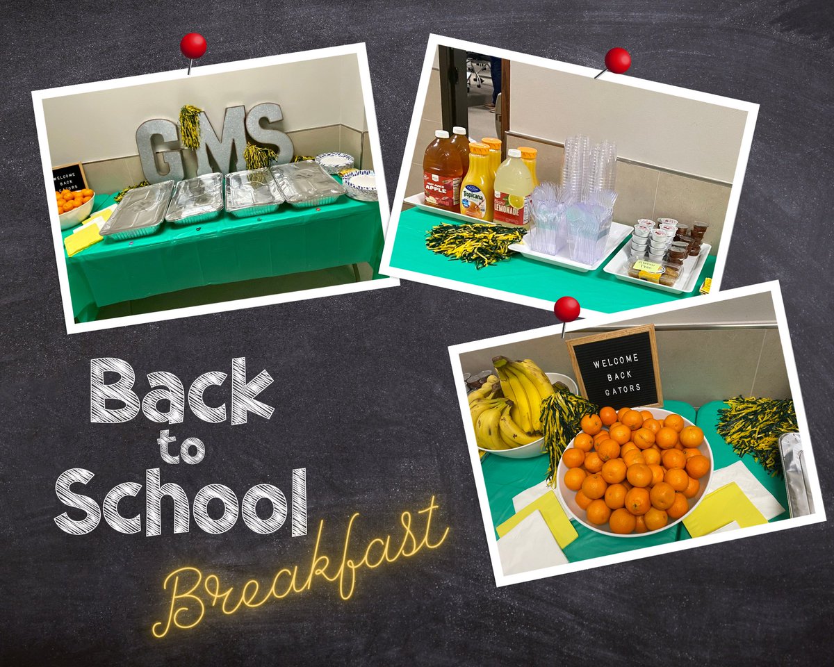 Welcome back GMS Teachers!!