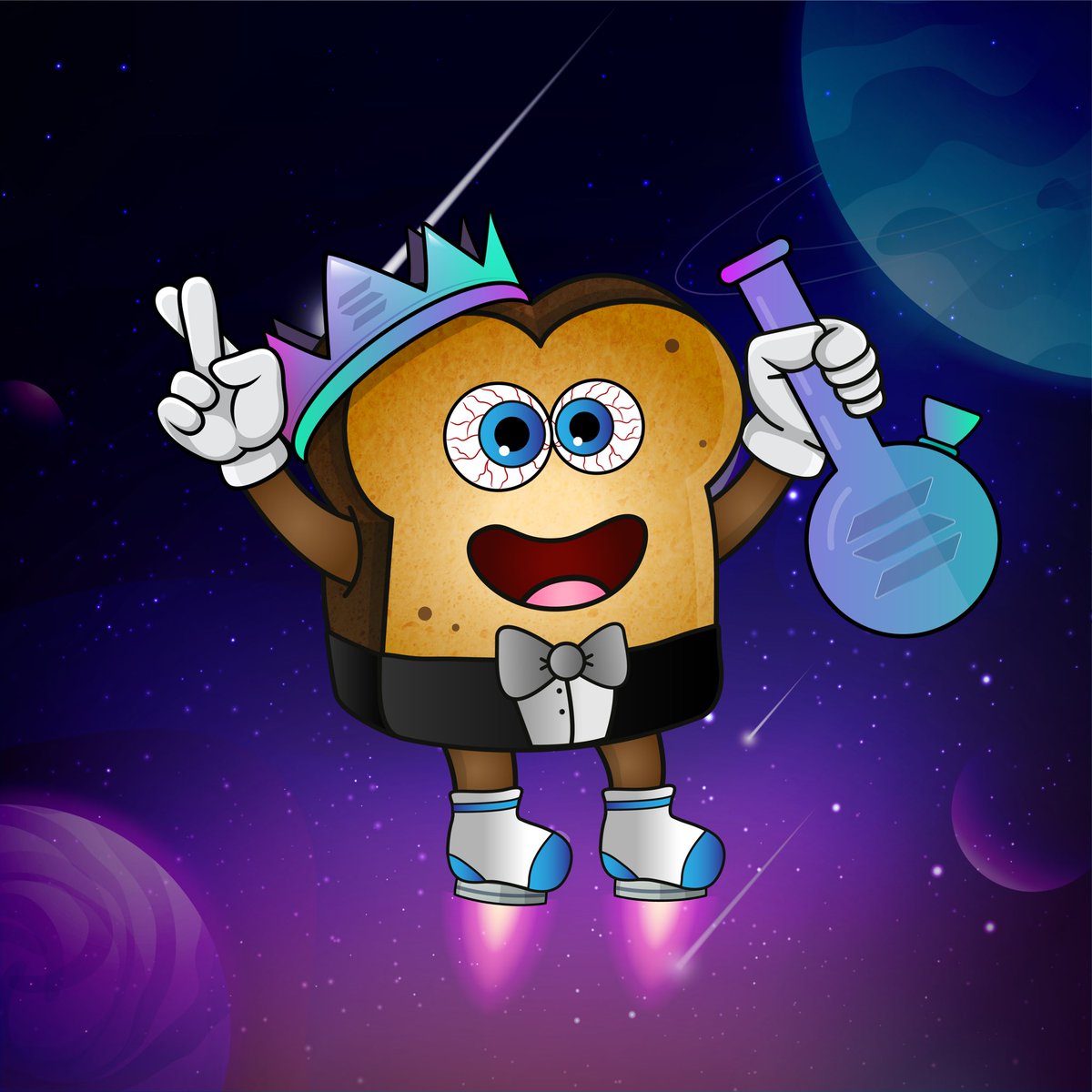 smileygui's tweet image. For all you toast lovers!! Check out @toasty_friends and the new collection! Mint is ongoing and can also be seen on ME!! Check out the discord discord.gg/fpK62e63 and don’t miss out!!