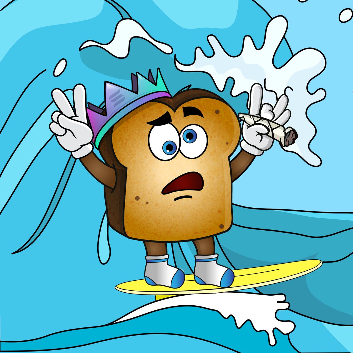 smileygui's tweet image. For all you toast lovers!! Check out @toasty_friends and the new collection! Mint is ongoing and can also be seen on ME!! Check out the discord discord.gg/fpK62e63 and don’t miss out!!