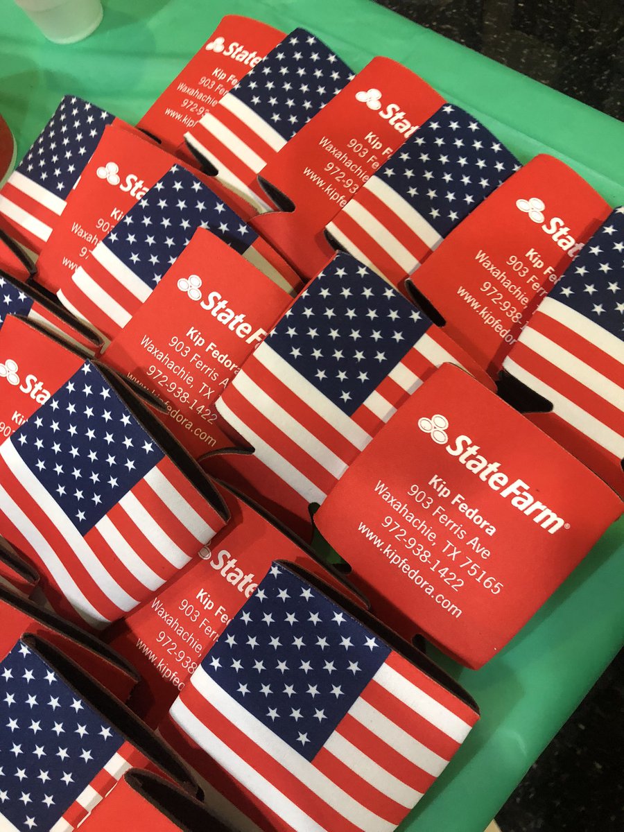 Thanks to <a href="/kipfedora/">Kip Fedora</a> <a href="/StateFarm/">State Farm</a> for providing breakfast this morning at our <a href="/WaxahachieISD/">Waxahachie ISD</a> new teacher orientation! We greatly appreciate your support!