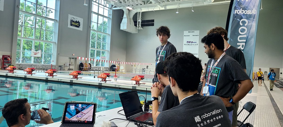 osu_uwrt's tweet photo. It's the 2nd day of SemiFinals here at Robosub 2022. Check out our 2nd scored run at 3:00pm EDT at the following link: https://t.co/Gbp85zkEvz https://t.co/11OoEp7gtz