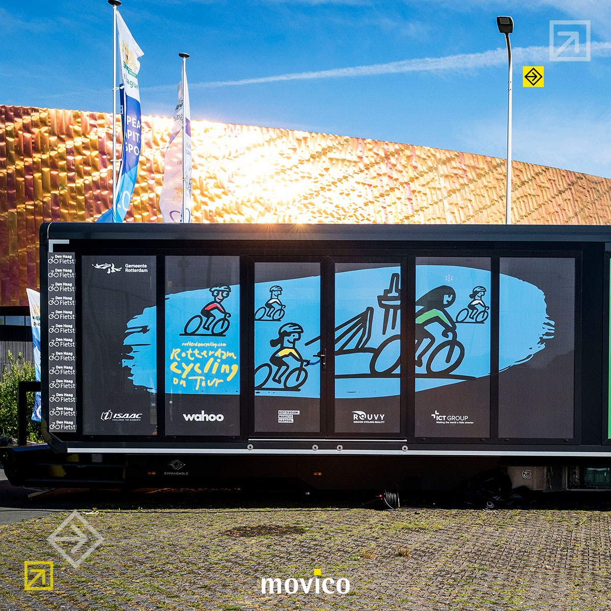 Movico_nl's tweet photo. #MovicoProject | Throwback to Rotterdam Cycling Festival! ๐ดThe Rotterdam Cycling on Tour roadshow, was of course at this event too. Check this link for more information about this event and the project for @RotterdamCycling ๐คฉ๐ https://t.co/Y82HIO6jaI https://t.co/VpEqmJduuR