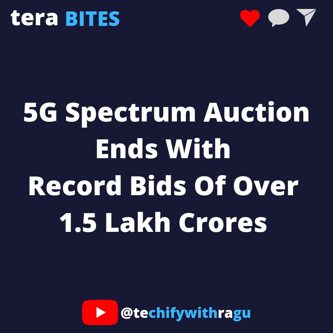TechifywithRagu's tweet image. Which telecom network will get the best out of the auction? 
Comment your favourites ! 
@airtelindia @reliancejio @VodafoneGroup @AdaniOnline 

#terabites #Airtel #jio #Vodafone #Adani #5GSpectrumAuction