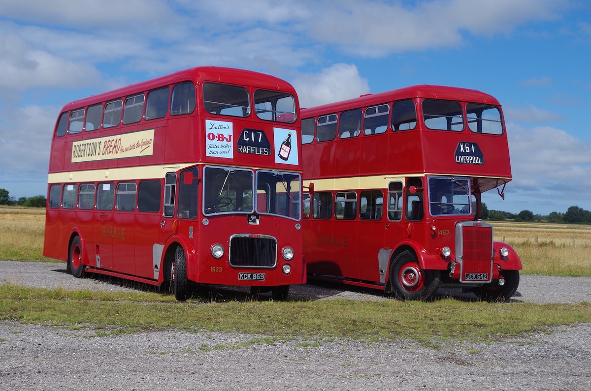 Not many companies bought service buses with Burlingham bodies but Ribble did. Last year we completed the restoration of PD2 1467 and now the Andrews family have completed PD3 1523. We were able to pose them at the MTT event July 31st.