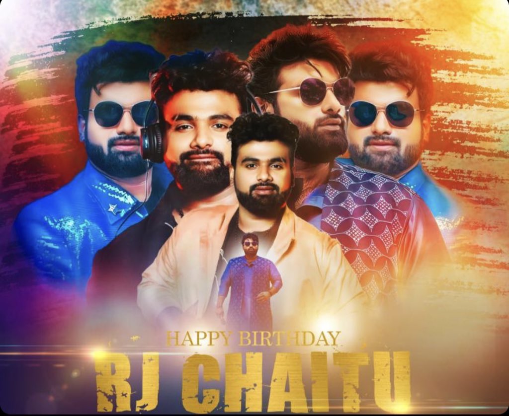 HBDRJCHAITU

Hello hii namaste Chaitu bro.
My first connection in bb ott and found a lifelong friend. I rarely make friends and ur one of the closest.U have always been there to support me guide me push me to my best.Wishing you a very happy birthday chaitu. godbless❤️ <a href="/RJChaitu/">RJ Chaitu</a>
