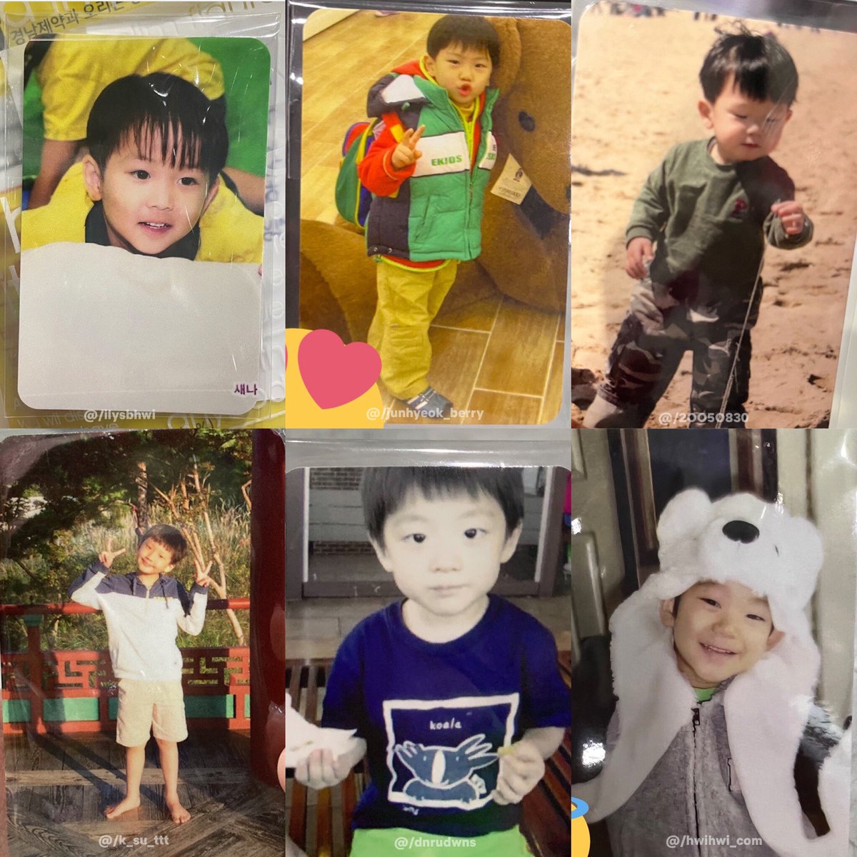 peachiehunn's tweet photo. OT6 baby TNX photocards! 🥺💗 https://t.co/rT5tRTJtDf