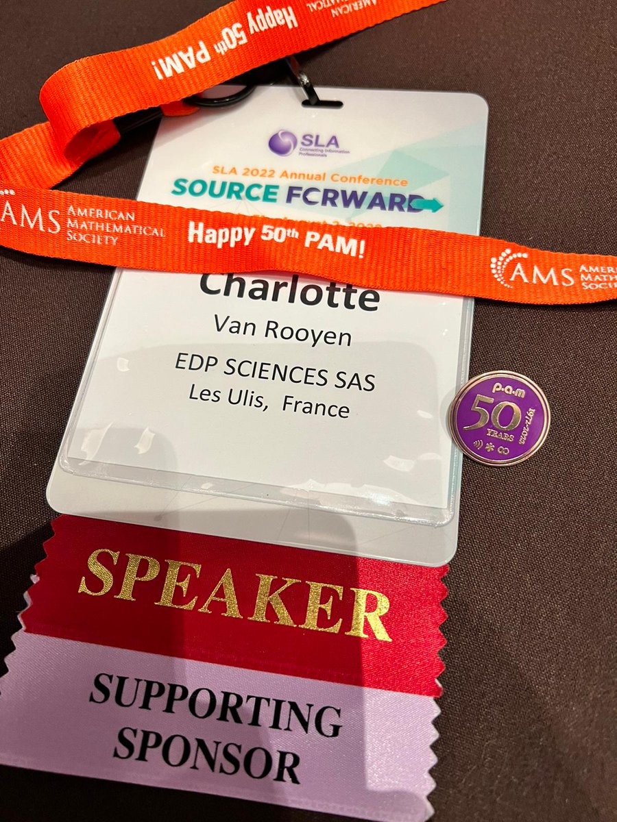 EDPSciences's tweet photo. News | #SLA2022
@charlotteVR_EDP enjoyed the @SLA_PAM Business Meeting bright and early this morning. Charlotte is also loving being in Charlotte, NC - great choice of destination! @SLAhq https://t.co/0mNHhBYePV