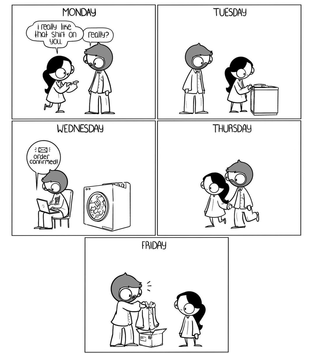 OneFineJay's tweet photo. I know the toxic instagram account mom_life comics is getting a lot of spread due to well-deserved negative reactions to it but I'd like to offer, as a mental palate cleanser, the absolutely adorable Catana Comics. 

https://t.co/8KYDPbB6wO https://t.co/DB6160SsMz