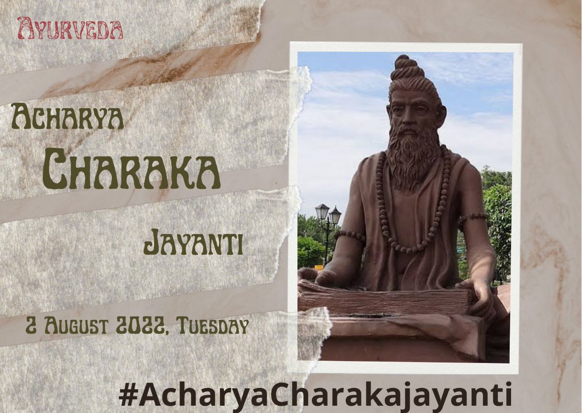 eoanurag's tweet photo. #AcharyaCharakaJayanti https://t.co/DHEvXxpFDd