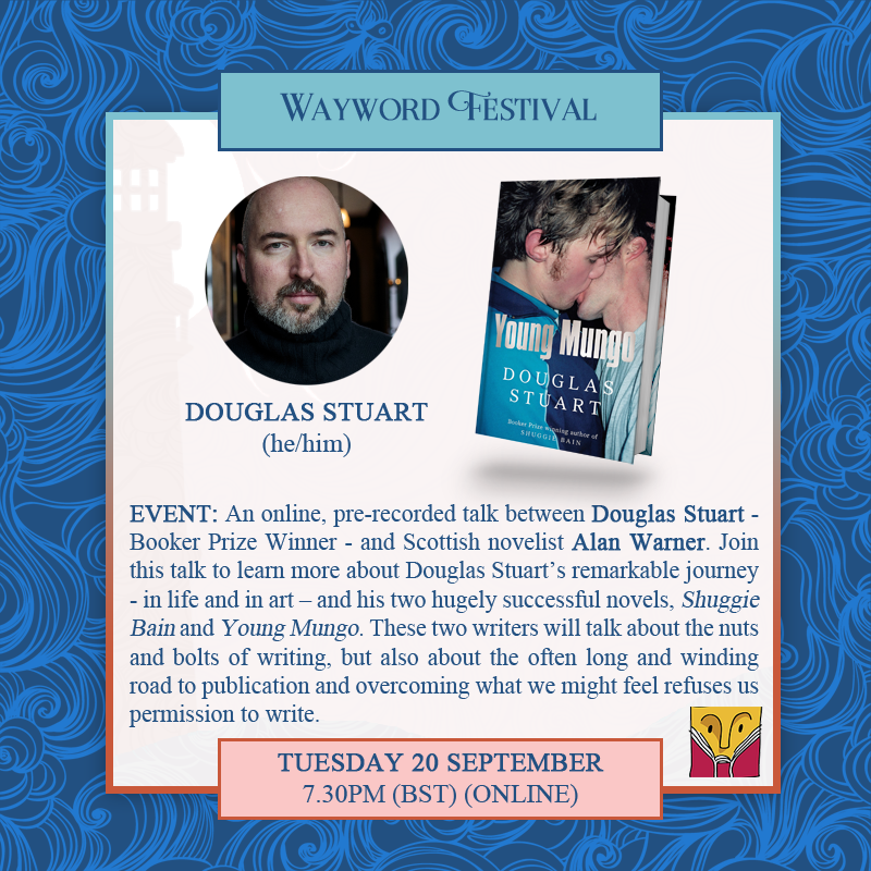 elisatlfsse's tweet photo. @waywordabdn will host an exclusive pre-recorded discussion between Booker Prize Winner @Doug_D_Stuart and Scottish novelist Alan Warner. They will talk about their journey as writers, writing and publishing, and more. Book your free ticket NOW! 
https://t.co/oKKxKt9Sr2 https://t.co/4kaqUsiObv