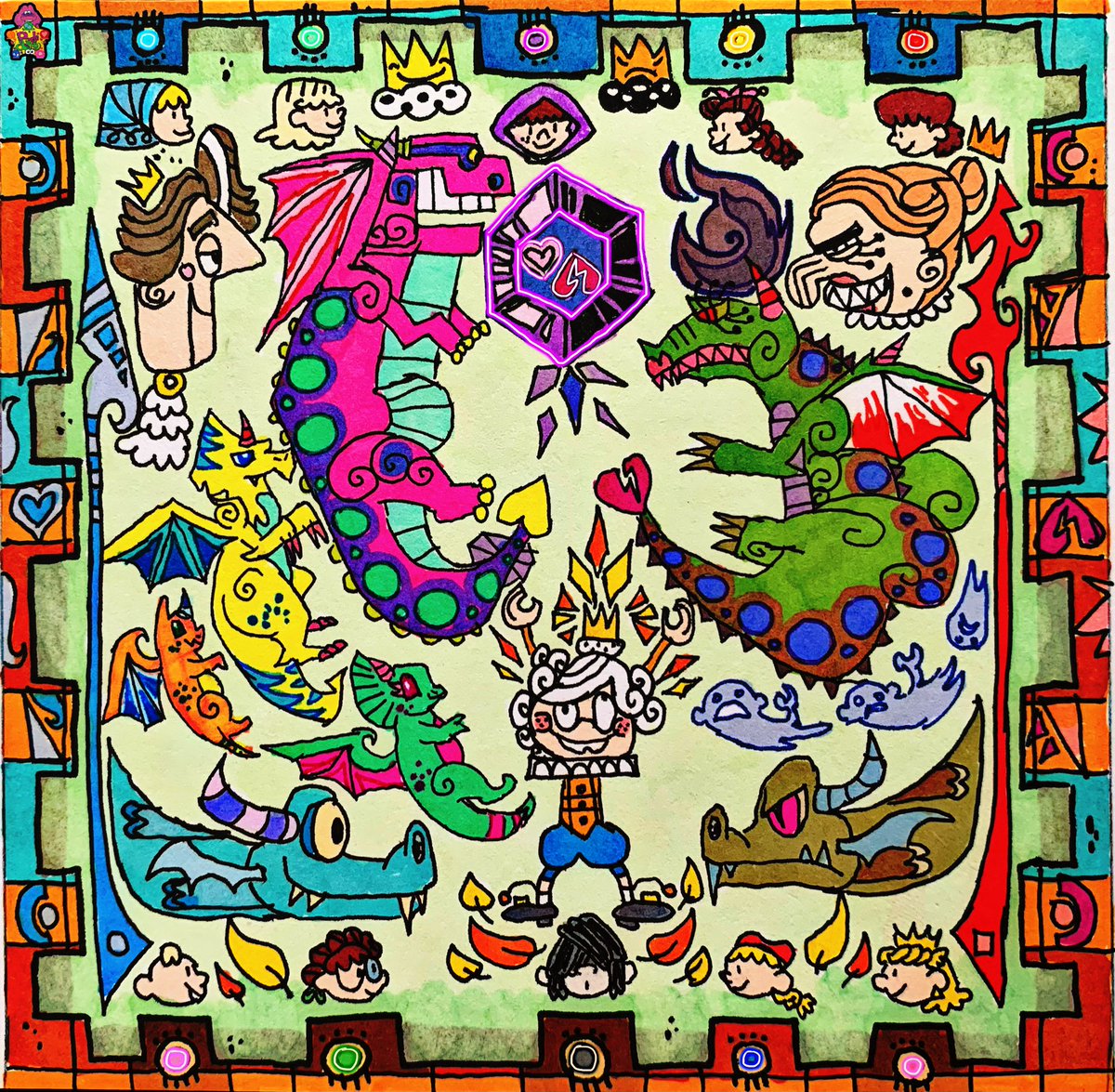 duda_wilson's tweet photo. @DonzelleClemons #TheLoudHouseMovie #skroll #mural #dragons #imagination #care #Scotland https://t.co/N4jkioGfNW