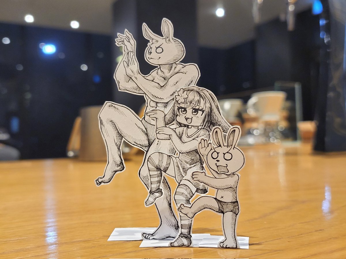 JQHNHARQLD's tweet image. YotsuPyon!
(Commissioned by @Potto_Dotto)
#pyonpyonart