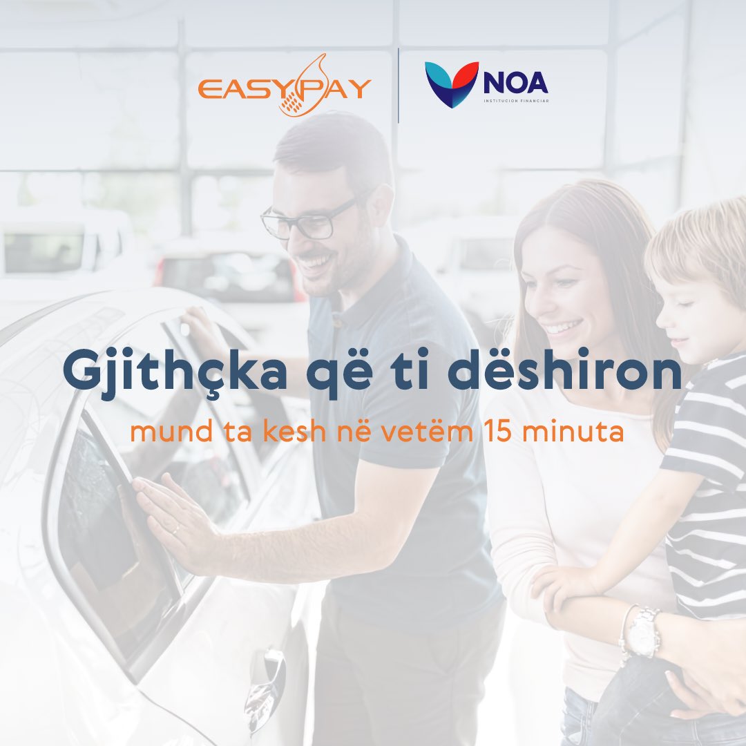EasyPay_al's tweet photo. 🤔Çfarë ndodh në 15 minuta? 👇
Gjithçka që ti dëshiron mund ta kesh në vetëm 15 minuta!

Si⁉️

👉Duke aplikuar për financim nga @noa.financojme në pikat EasyPay vetëm me një kartë Identiteti.  

Tani na thuaj, çfarë dëshiron ti⁉️ https://t.co/ffaFsbcxLt