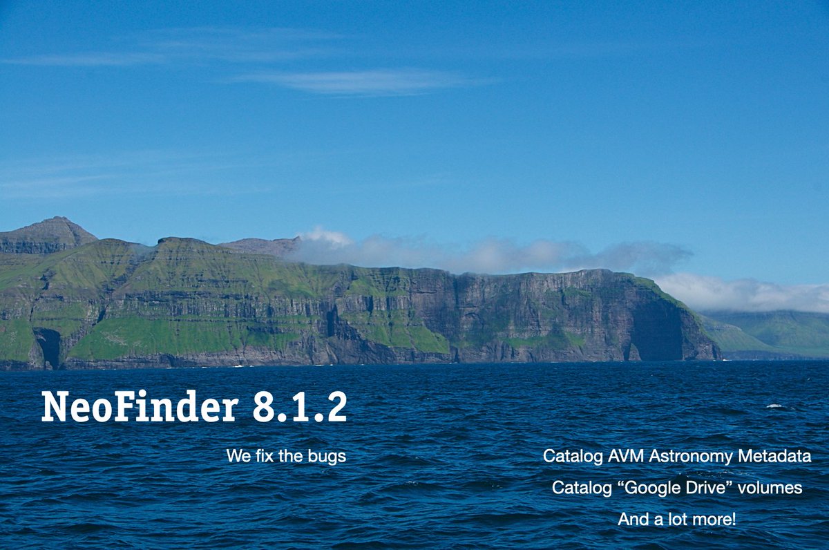 cdfinder's tweet photo. 8/1/2022
8.1.2 out now!
#NeoFinder8 #Apple #macOS #DigitalAssetManager #Photography #MusicLibrary #VideoTools #PhotoLibrary #AudioProducer #MusicStudio #BookLibrary #PhotographySoftware #IndieDev #MacDev #MacApp #DAM #DiskLibrary #DiskTracker #MediaPro #iView #Software https://t.co/VTolPGwIft