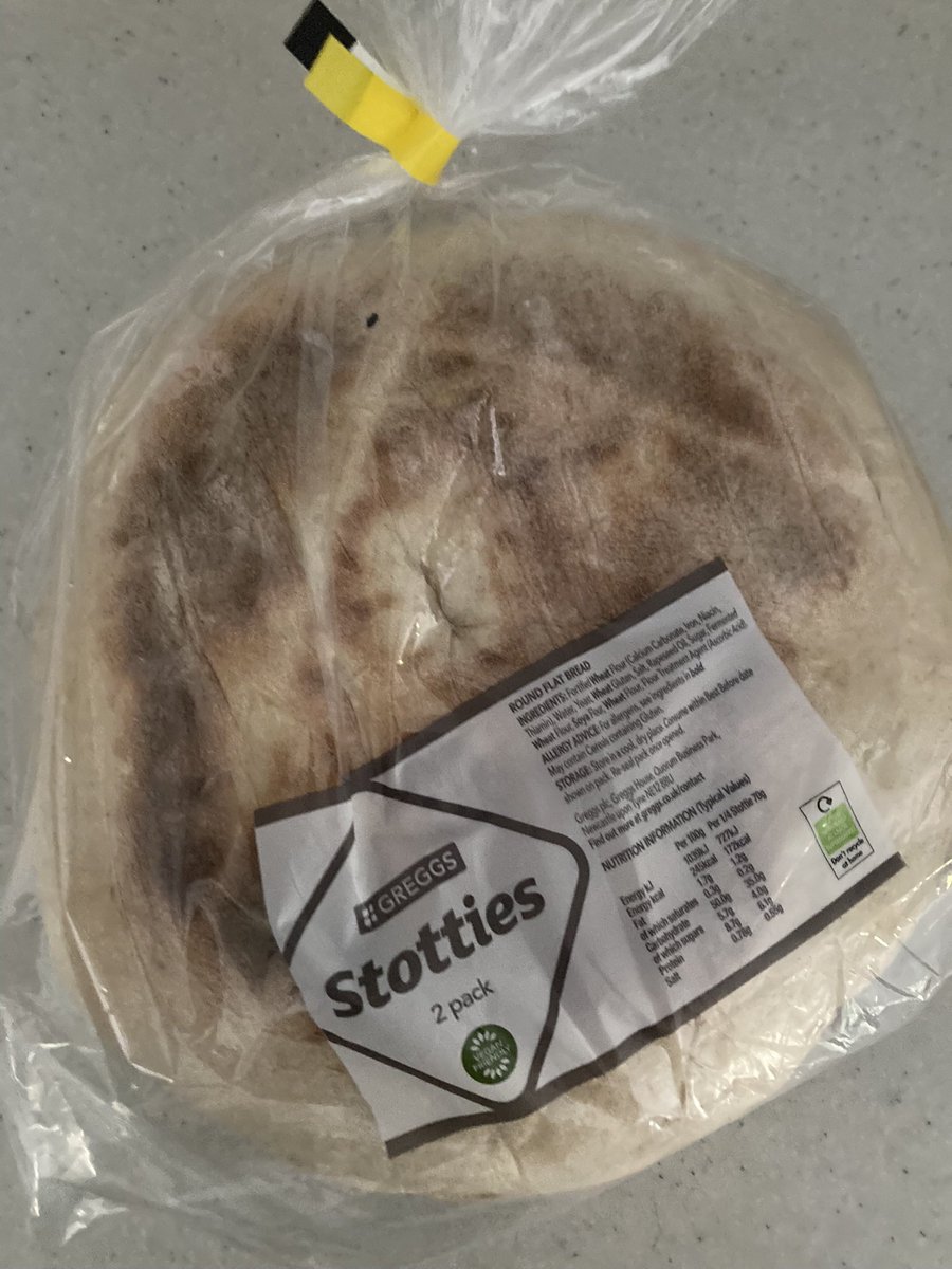 You know you’ve done something right when your son brings you Stotties back from University! #stotties #Greggs #Newcastle