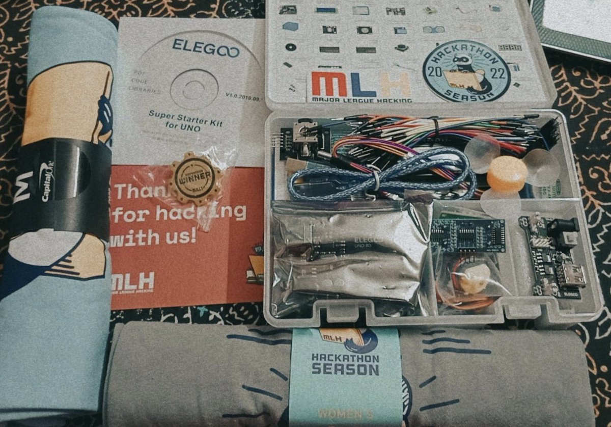priyanka751001's tweet photo. Thank you @MLHacks for this amazing swags....
Winners of @hackingheist in web3.0 track organized by #Inaxia and #mlh!!!
My amazing team mates @RwiteshBera @IrshitMukherjee @ArchismanSaha20
#hackathon #web3 #hackingheist #inaxia #winners #teamvictory #mlh #Swags https://t.co/fPR7T7oAgp