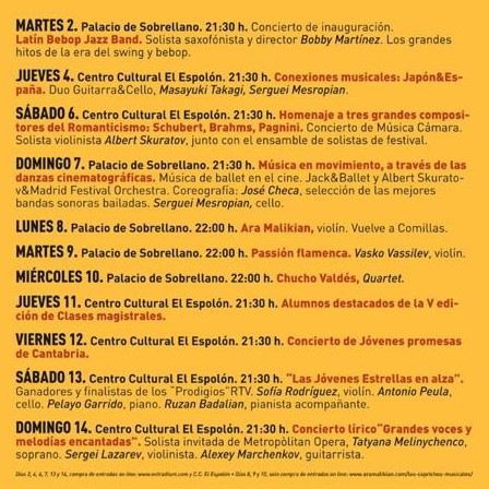 CentrosCant's tweet photo. Mañana a las 🕤21:30h dará comienzo la XIX edición de #CaprichosMusicales de #Comillas, con el #concierto inaugural a cargo del solista, saxofonista y director Bobby Martínez.
Entradas 🎟 disponibles en https://t.co/dl0REsrjvn
¡Te esperamos! https://t.co/h6Qwl7sU6a