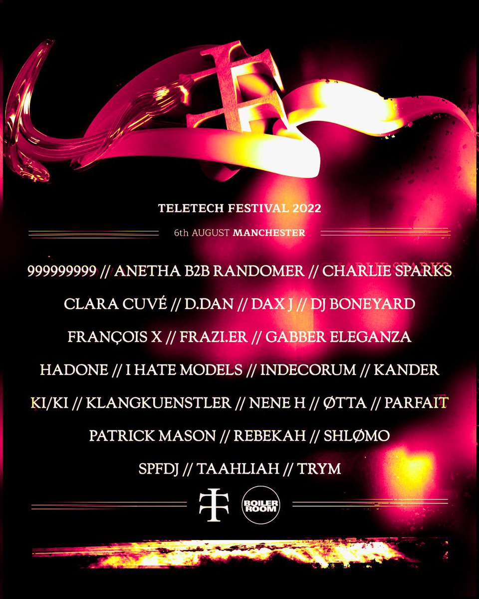 BiggartCaleb's tweet photo. Selling 4x teletech festival tickets for face value message if interested @teletechmcr https://t.co/quvZSbzPJi