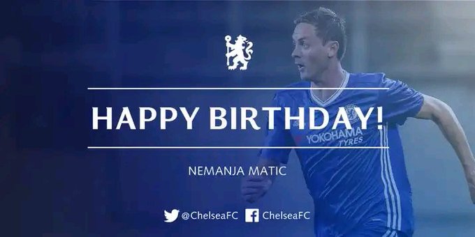 Happy birthday Nemanja Matic  