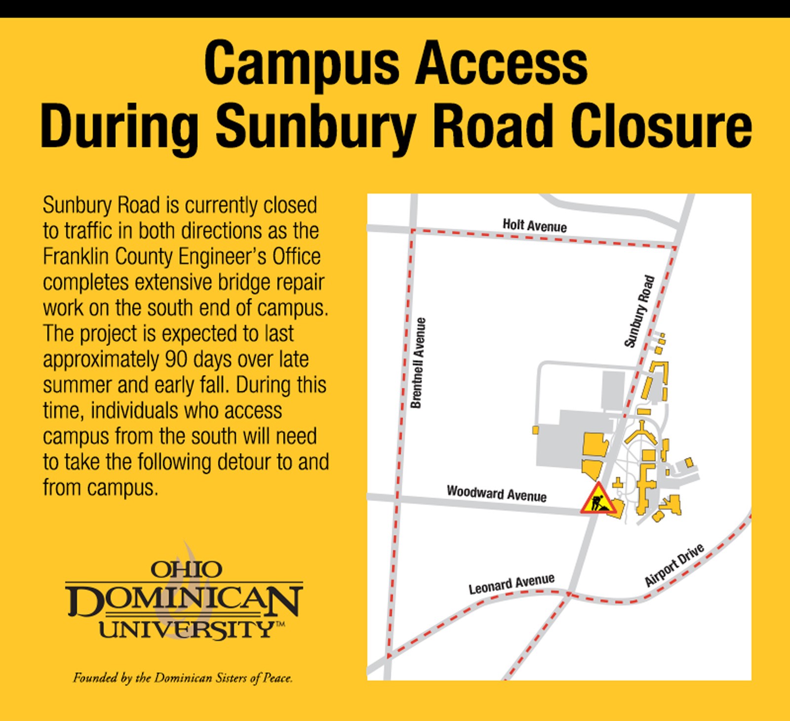 Ohio Dominican University on Twitter "Good morning, Panthers! Traffic