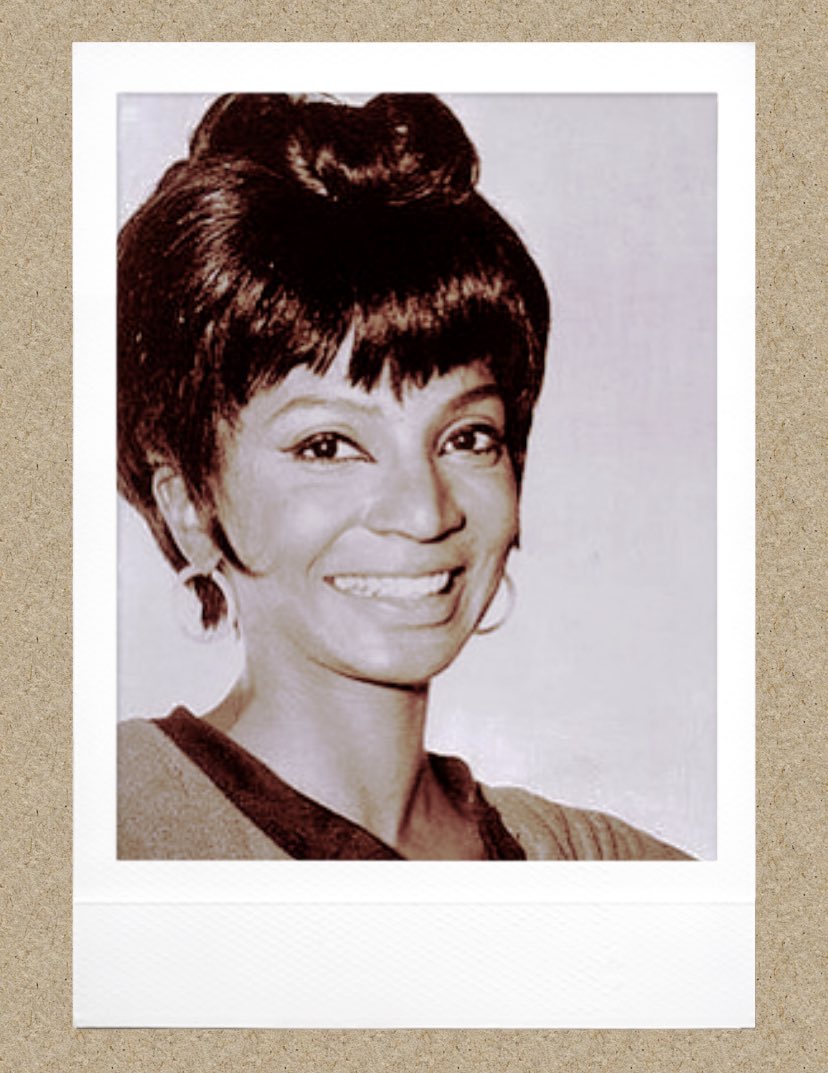 NCC1701crew's tweet photo. Brought the old earth Polaroid camera back out. The Enterprise is blessed with the best communications officer in the galaxy. The beautiful Nyota Uhura. https://t.co/tI2gWrxNNU