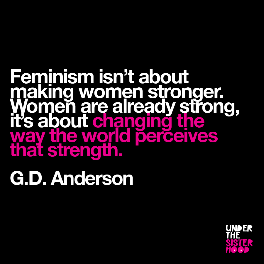 UnderSisterhood's tweet photo. We are💪! Podcast series that will change the way the world perceives that strength coming August 26. #womensrights #Timesup #underthesisterhood #GDanderson https://t.co/EO6VcB7mkH