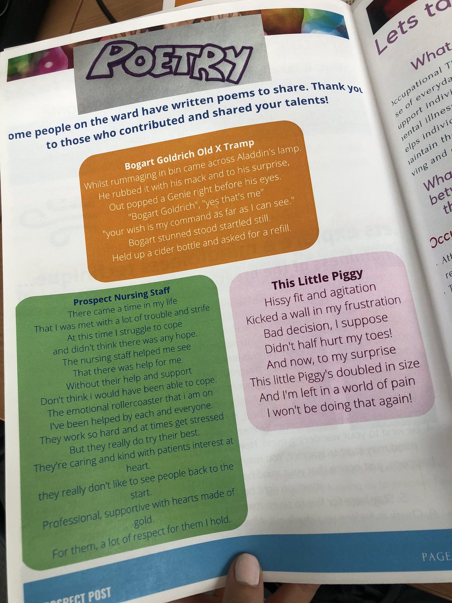 ermMegan_Marie's tweet photo. This afternoon the first edition of ‘Prospect Post’ was released!
At Atherleigh park we release quarterly newsletters for each ward.
It’s a lovely way to reflect on what’s been going on, and to help those on the ward hold in mind what opportunities there are to get involved in✨ https://t.co/LVwETpPsst