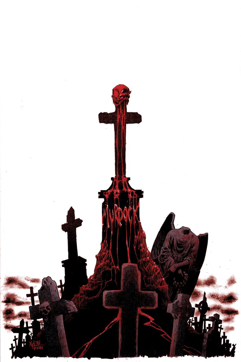 Some daredevil covers from years ago with <a href="/danbrowncomics/">Dan Brown</a> on perfect color #DaredevilBornAgain