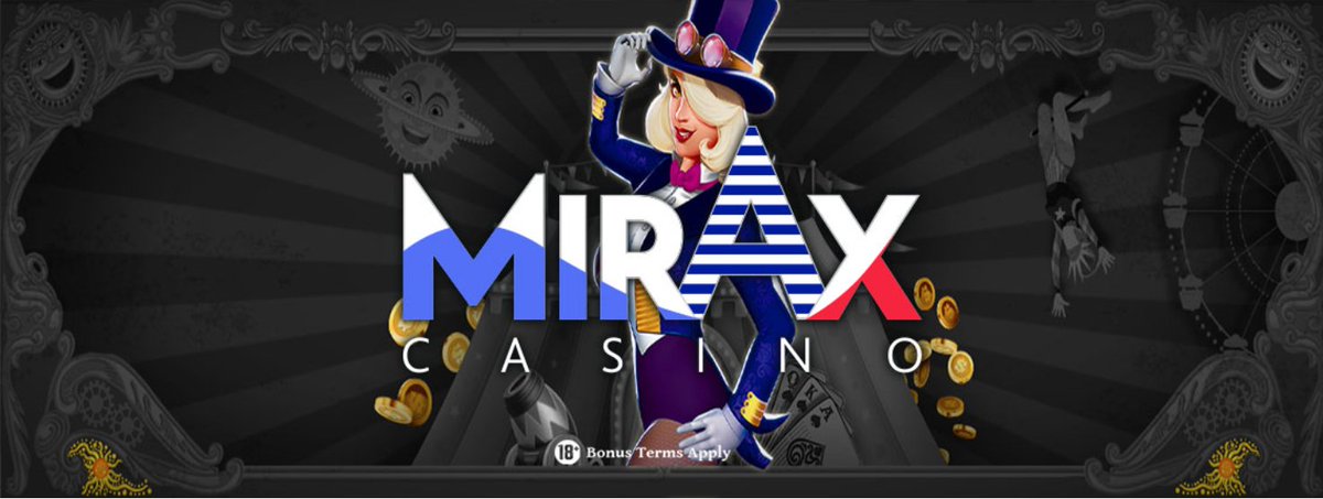 &#127381;Mirax: New Casino 40 Free Spins No Deposit Bonus!