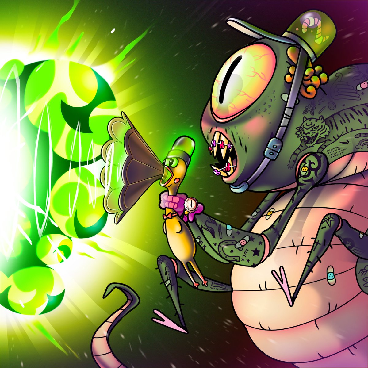 📡HUGE INCOMING TRANSMISSION📡

💥🔫We finally managed to get a picture of these aliens we have been battling all this time! Here is our reveal!🛸👽👀‼️