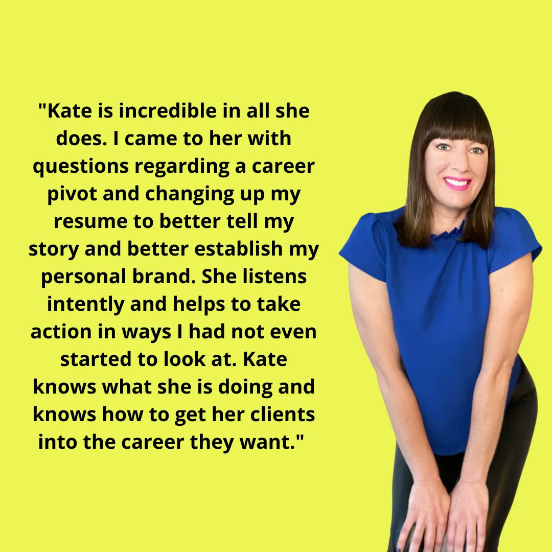 QuirkCareer's tweet photo. I love helping my clients meet their goals! 

#clientwins #careeradvancement #careeradvice #personalbrand #personalbranding #testimonial #careercoach #quirk https://t.co/k5z18V7FSh