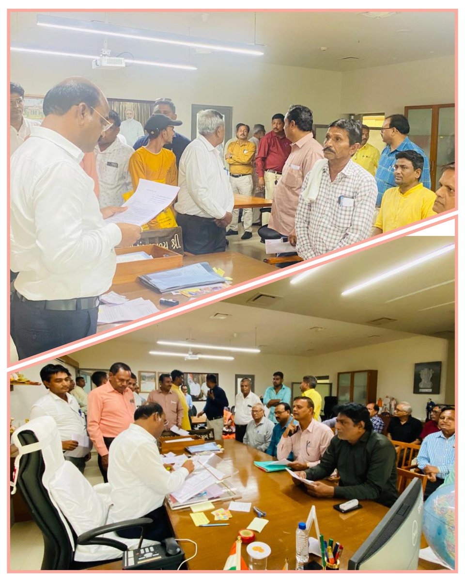 pradipparmarguj's tweet photo. ગાંધીનગર ખાતે દિવસભર વિવિધ સમાજના આગેવાનો, ભાજપના અગ્રણીઓ-કાર્યકરો તેમજ મોટી સંખ્યામાં શુભેચ્છકો મિત્રોએ મુલાકાત કરી હતી તેમજ રાજ્યભરની લોકપ્રશ્નો અને વિકાસલક્ષી રજૂઆતો સાંભળી અને તેનો ઝડપી નિકાલ સાથે તેમજ નીતિ-નિયમોમાં પડતી અડચણો પર સત્વરે ન��વારણ માટે સંબધિત વિભાગને સૂચના આપી. https://t.co/QTFalp6TdK