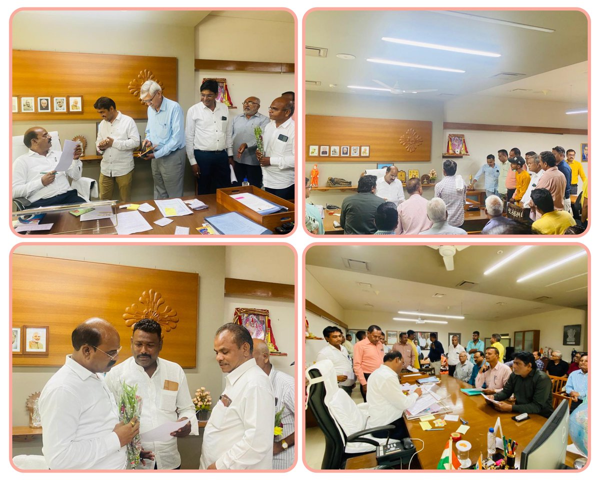 pradipparmarguj's tweet photo. ગાંધીનગર ખાતે દિવસભર વિવિધ સમાજના આગેવાનો, ભાજપના અગ્રણીઓ-કાર્યકરો તેમજ મોટી સંખ્યામાં શુભેચ્છકો મિત્રોએ મુલાકાત કરી હતી તેમજ રાજ્યભરની લોકપ્રશ્નો અને વિકાસલક્ષી રજૂઆતો સાંભળી અને તેનો ઝડપી નિકાલ સાથે તેમજ નીતિ-નિયમોમાં પડતી અડચણો પર સત્વરે ન��વારણ માટે સંબધિત વિભાગને સૂચના આપી. https://t.co/QTFalp6TdK