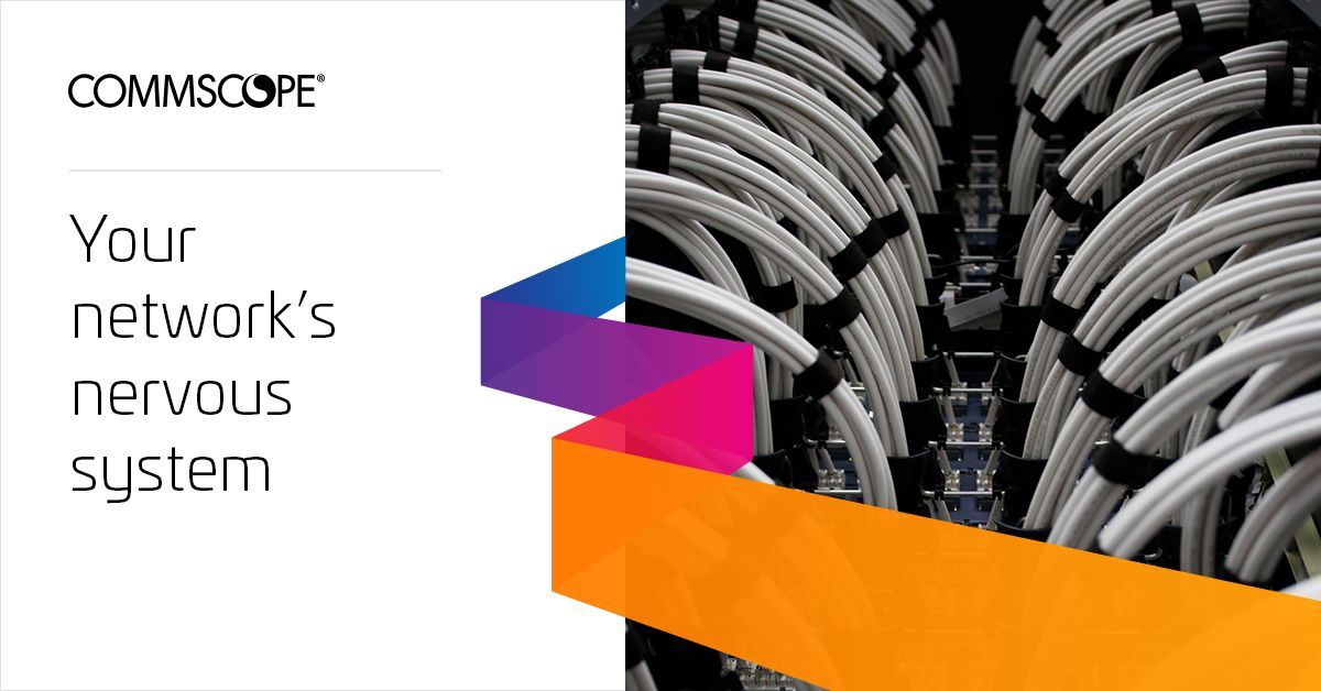 CommScope's tweet image. Structured cabling is the nervous system of your company. Find out how it makes enterprises more efficient too. bit.ly/3u8MgIu
#StructuredCabling #SCS #SYSTIMAX #CommScope