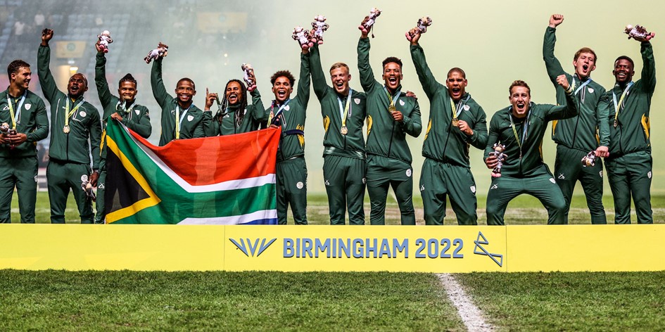 A CONQA Congratulations to the #BlitzBoks and their coaches on winning the gold 🥇 at the Commonwealth Games. 

Photo Cred: SA Rugby

#Champions #Commonwealth #BestOfUs #performance @blitzboks <a href="/sas_hp/">Stellenbosch Academy of Sport</a> <a href="/XolaNtshinga/">Xola Ntshinga</a> <a href="/justinwoolford/">Justin Woolford</a> <a href="/Neil5Powell/">Neil Powell</a>