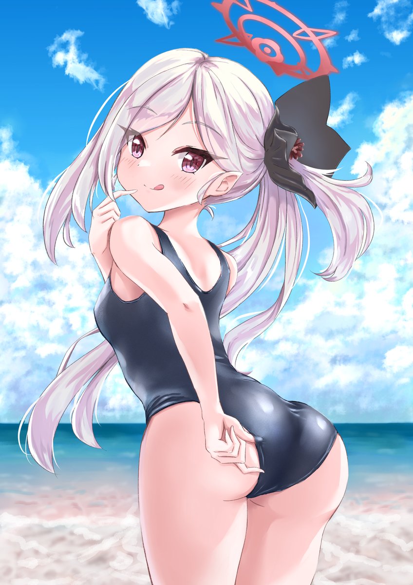 #皆さん線画と塗った後を見せてください 
便乗。
先日描いたムツキちゃんで 