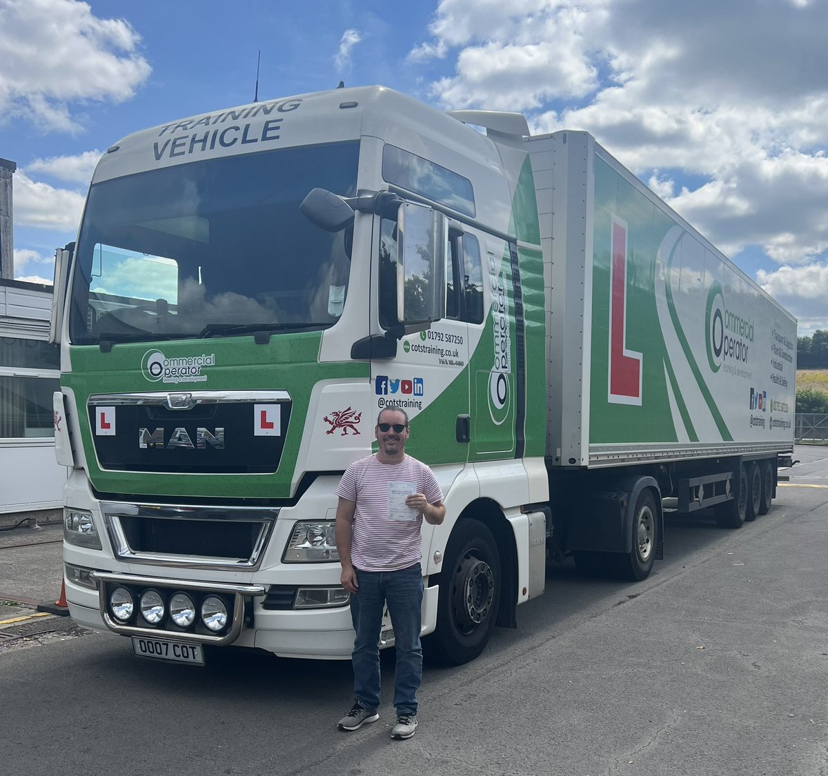 craigdavies128's tweet photo. Well I went and did it! A massive thanks to @cotstraining for the whole process of getting me through step by stepโฆ I am Now fully Qualified LGV C+E.๐
#driving #HGV #lgvce #lorry #truck #cotstraining #trucks #truckdriver #newdriver https://t.co/Qf391FkAB5