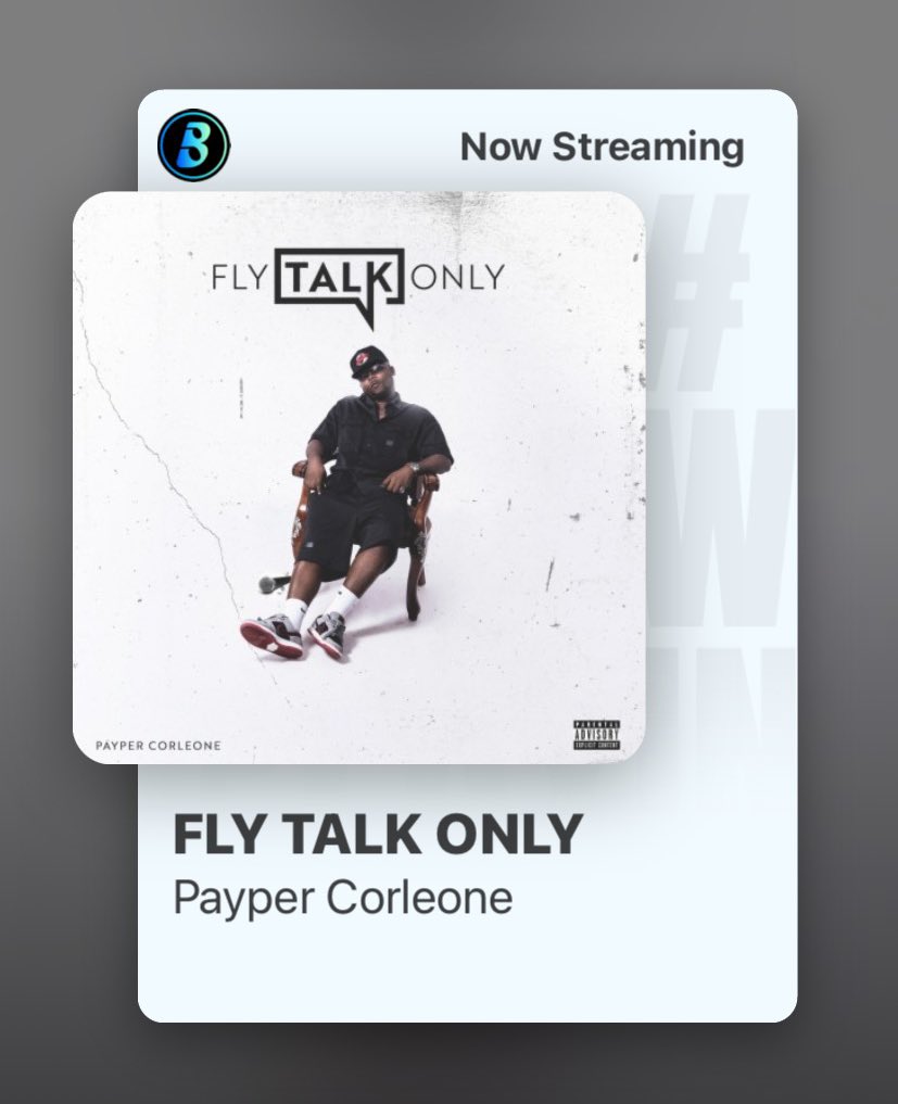 BoomplayNigeria's tweet image. Press play and turn up your speakers as @PayperCorleone keeps the heat 🔥coming hot off with his latest project #FlyTalkOnly 

Stream this album on Boomplay! 👉🏾 Boom.lnk.to/PayperCorleone…

#Boomplay #MusicForYou